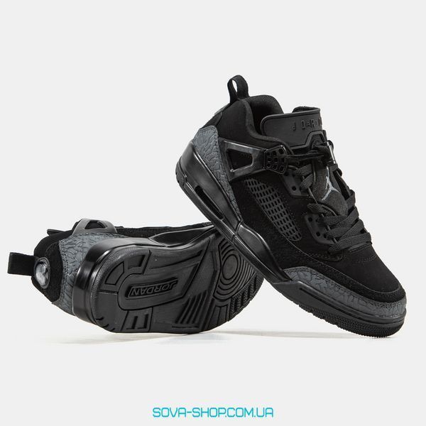Чоловічі баскетбольні кросівки Nike Air Jordan Spizike Low Black Cat PREMIUM фото