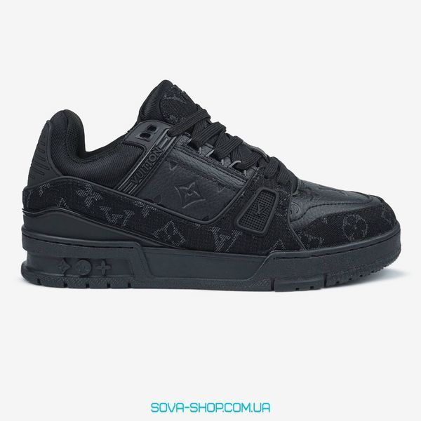 Мужские кроссовки Louis Vuitton Skate Trainer Total Black (Original Box) фото