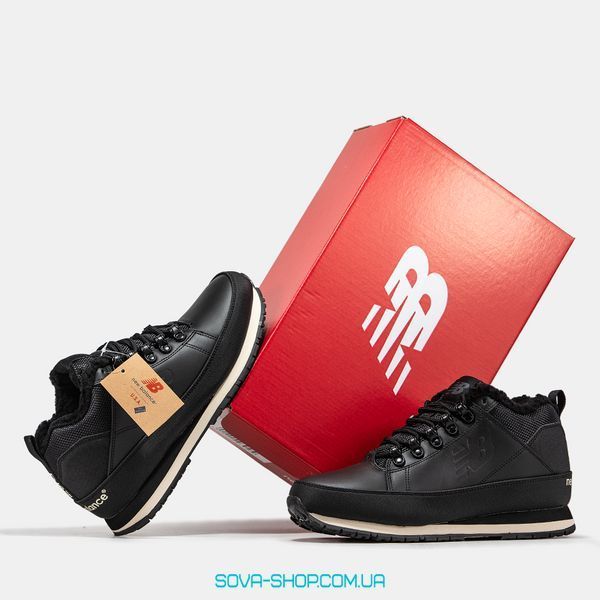 Мужские зимние кроссовки New Balance 754 Black Мех фото