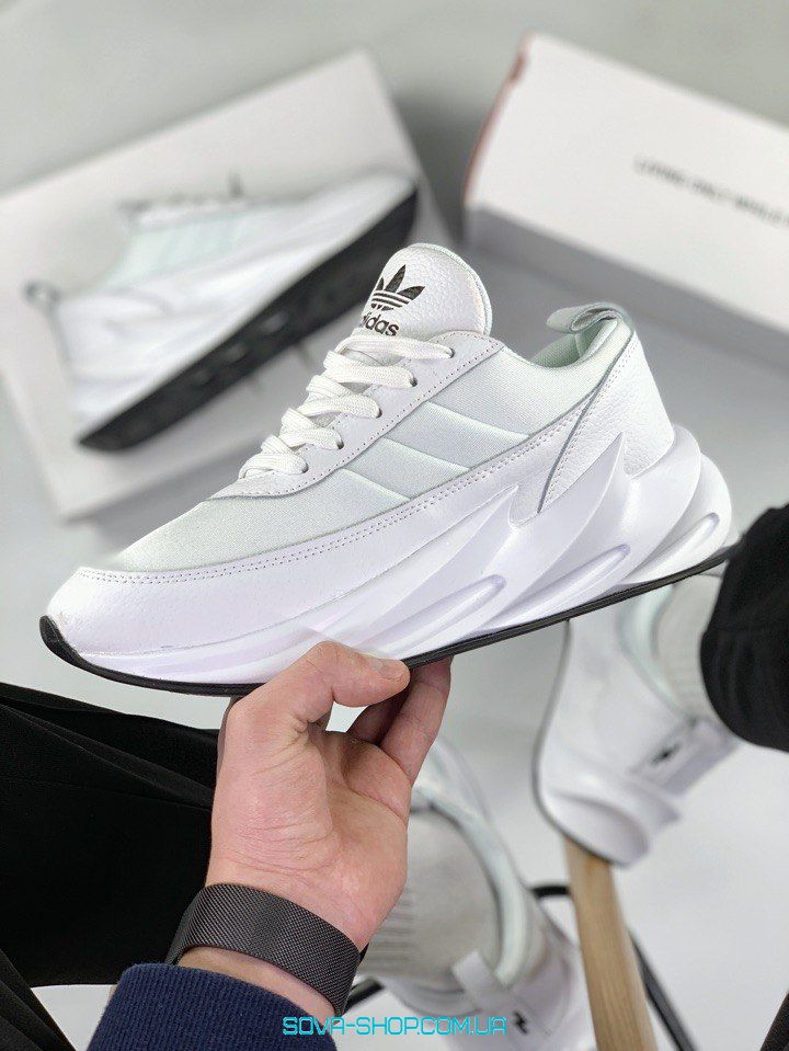 Adidas shark best sale boost white