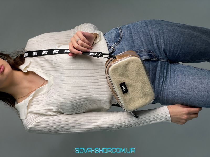 Жіноча сумка UGG Crossbody Teddy Silicon Premium фото