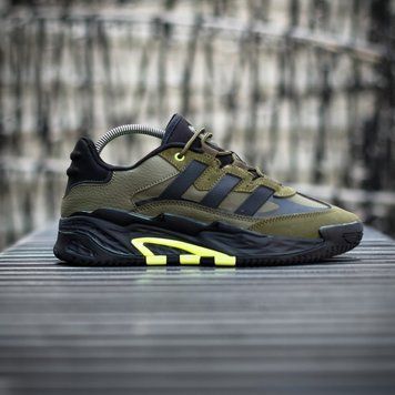 Чоловічі кросівки Adidas Niteball Black Army Green фото