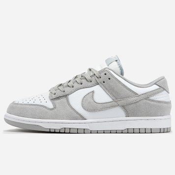 Мужские и женские баскетбольные кроссовки Nike SB Dunk Grey White фото