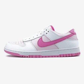 Жіночі кросівки Nike Dunk Low Pink White фото