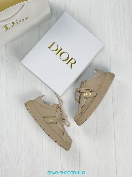 Жіночі кросівки 2021 Christian Dior ID Beige фото