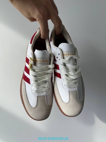 Женские кроссовки Adidas Samba Sporty & Rich Red фото