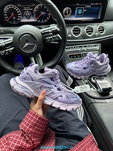 Жіночі кросівки Premium Balenciaga Track 2.0 Purple фото