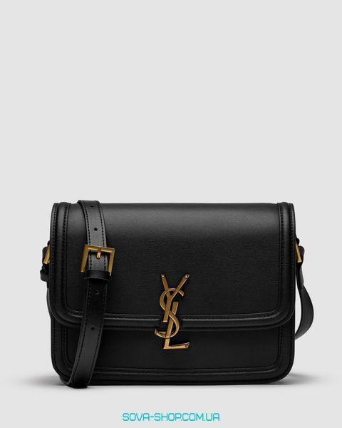 Жіноча сумка Yves Saint Laurent Solferino Large Black/Gold Premium фото