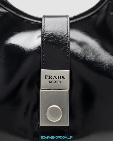 Женская сумка Prada Soft Sound Tote Bag in Leather Black Premium фото