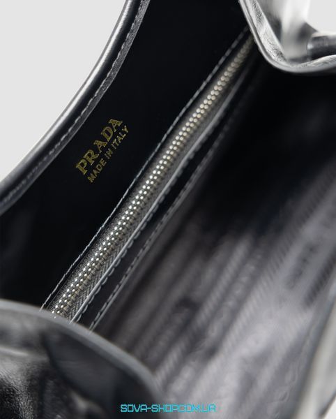 Женская сумка Prada Soft Sound Tote Bag in Leather Black Premium фото