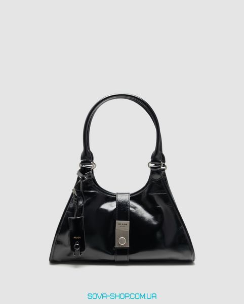Женская сумка Prada Soft Sound Tote Bag in Leather Black Premium фото