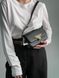 Жіноча сумка Prada Leather Shoulder Bag Black/Gold Premium re-10736 фото 6