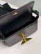 Жіноча сумка Prada Leather Shoulder Bag Black/Gold Premium re-10736 фото 5