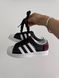 Жіночі кросівки Adidas Superstar THE ORIGINALS Black White Red re-10946 фото 7