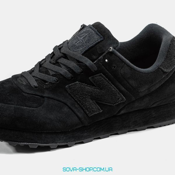 Чоловічі кросівки New Balance 574 x Stone Island Black фото