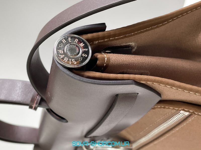 Жіноча сумка Hermes Herbag Zip 31 Bag Chocolate Premium фото