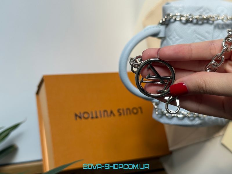 Женская сумка Louis Vuitton Mini Top Handle Bag Blue Premium фото