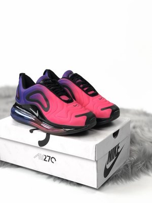 Жіночі кросівки Air Max 720 blue pink gradient Nike фото