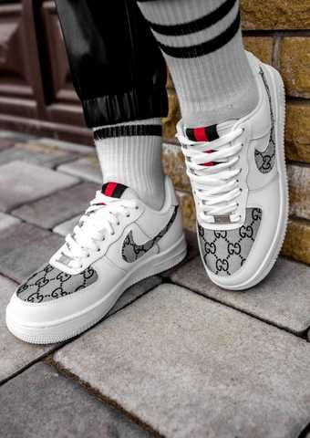 Gucci nike hot sale air force ones