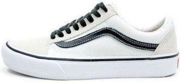 Мужские кеды Old Skool Pro White/Black V a n s фото