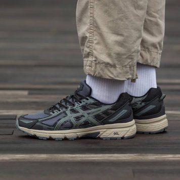 Мужские кроссовки Asics Gel Venture 6 Black Grey Beige фото