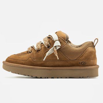 Мужские и женские зимние ботинки UGG Lo Lowmel Chestnut TERMO PREMIUM фото
