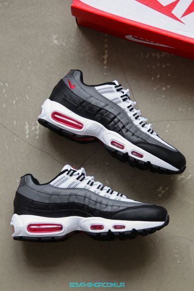 Чоловічі кросівки Nike Air Max 95 Black/White/Grey фото
