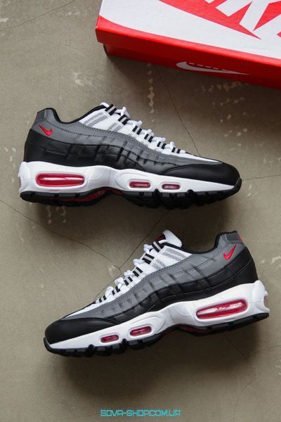 Чоловічі кросівки Nike Air Max 95 Black/White/Grey фото
