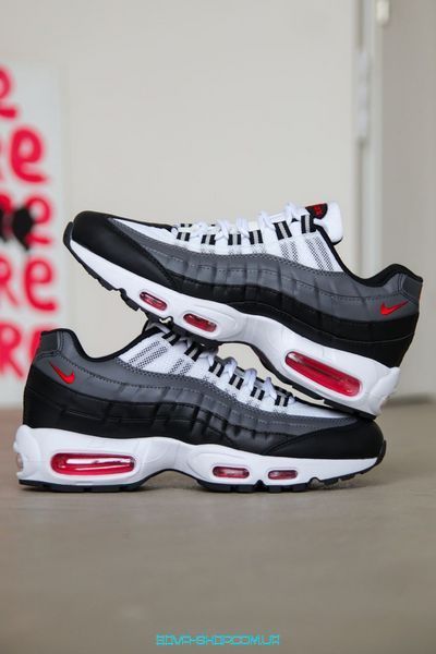 Чоловічі кросівки Nike Air Max 95 Black/White/Grey фото