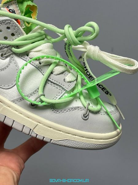 Жіночі баскетбольні кросівки Nike SB Dunk x Off White Lot 07:50 фото