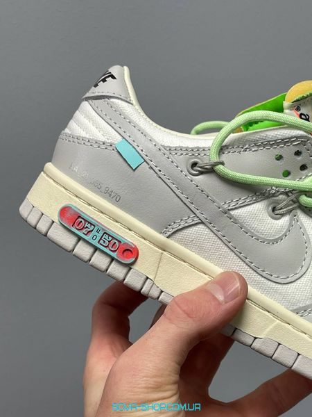 Жіночі баскетбольні кросівки Nike SB Dunk x Off White Lot 07:50 фото