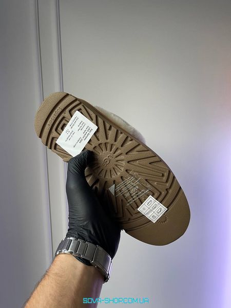 Женские зимние ботинки UGG Funkette Slipper Platform Chestnut Premium фото