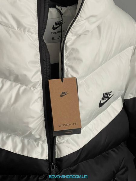 Зимова куртка Nike Therma Fit Black White фото