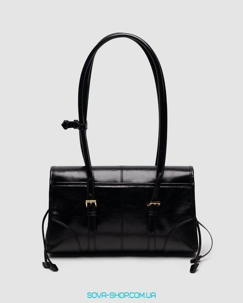 Жіноча сумка Prada Medium Leather Shoulder Bag Black Premium фото