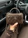 Женская сумка Chanel Classic White Lambskin Pearl Crush Vanity Bag Brown Premium re-128133 фото 1