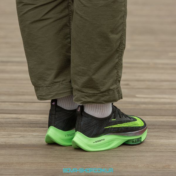 Чоловічі кросівки Nike Air ZOOMX Alphafly Black Blue Green фото