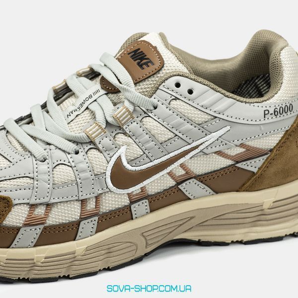Мужские кроссовки Nike P-6000 Beige Brown Gore-Tex фото