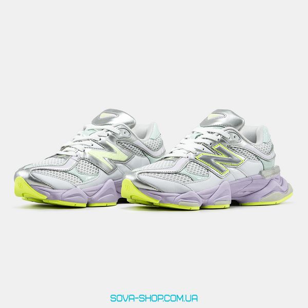 Жіночі та чоловічі кросівки New Balance 9060 White Taro фото