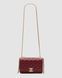 Жіноча сумка Chanel Calfskin Quilted Perfect Fit Wallet On Chain Burgundy/Gold Premium re-12360 фото 3