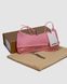 Женская сумка Jacquemus Le Bisou Ceinture Leather Shoulder Bag in Pink Premium re-11493 фото 1