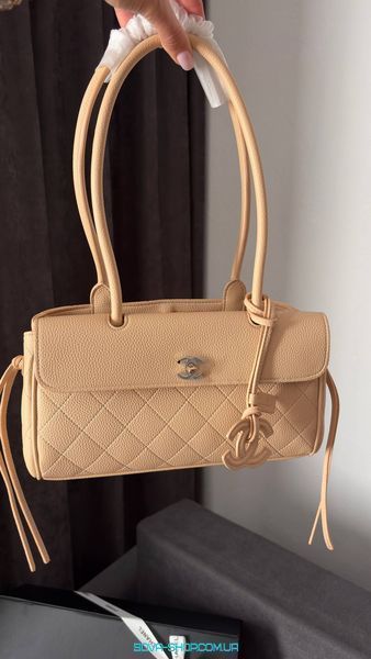 Женская сумка Chanel Urban Essentials Shopping Bag Beige Premium фото