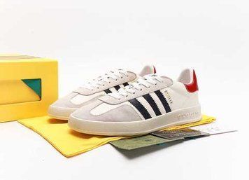 Жіночі кросівки Gucci x Adidas Gazelle White фото
