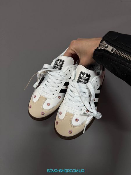 Женские кроссовки Adidas Samba &ldquo;FLORAL WHITE&rdquo; фото