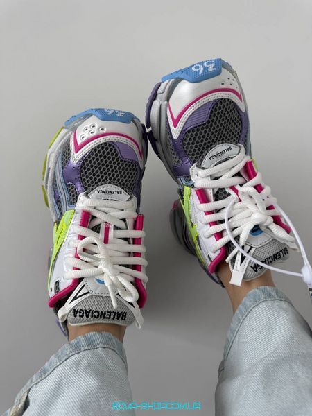 Жіночі кросівки Premium Balenciaga Runner Trainer NEON COLORS фото