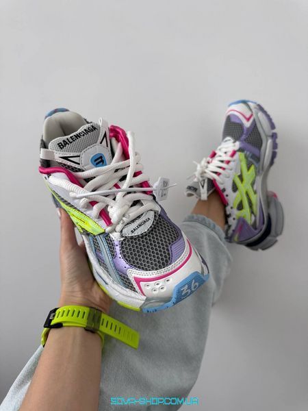 Жіночі кросівки Premium Balenciaga Runner Trainer NEON COLORS фото