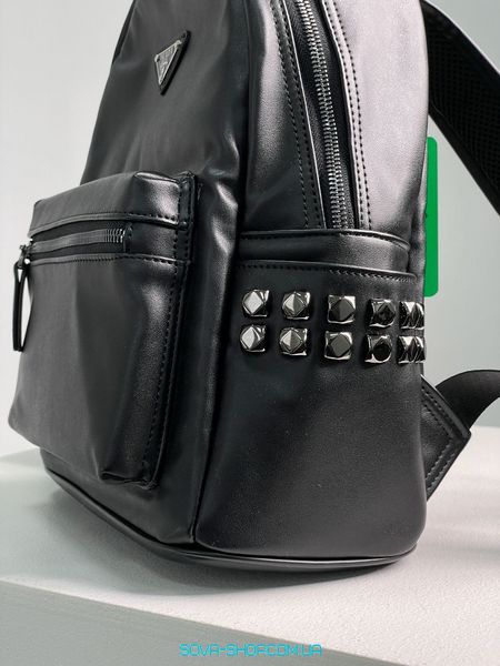 Женский рюкзак Prada Saffiano Leather Bag Black Premium фото