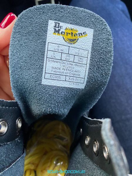 Унисекс зимние ботинки (термо) Dr. Martens Jadon Black фото