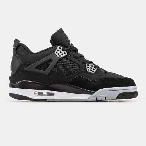 Jordan 4s hot sale black and grey