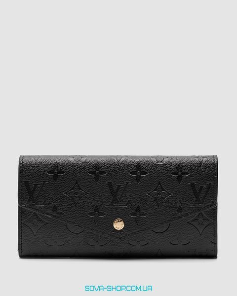 Гаманець Louis Vuitton Sarah Wallet Black Premium фото