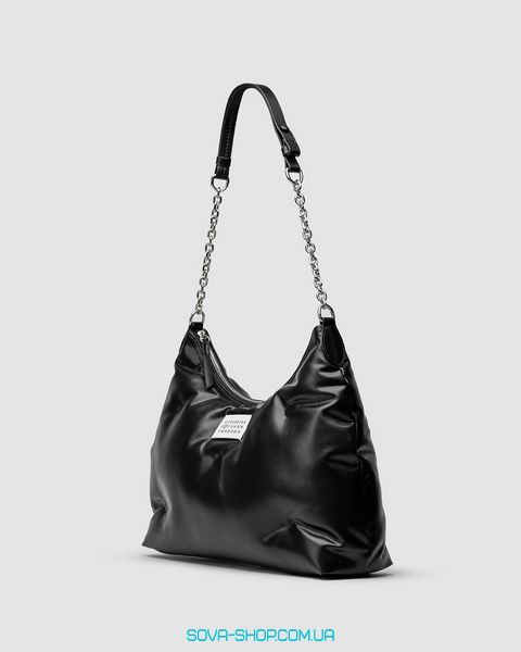 Женская сумка Maison Margiela Black Glam Slam Large Shoulder Bag Premium фото